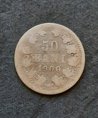 50 Bani &amp;quot;Carol I&amp;quot; 1900, Romania - A 3013 foto