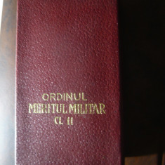 Selecteaza produsul Ordinul Meritul Militar cl.II , cutie originala , bareta