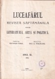 Luceafarul. Revista saptamanala pentru literatura, arta si politica, anul XI,