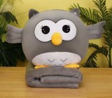 Perna Bufnita gri cu paturica plus