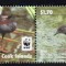 COOK Islands 2014, Fauna Pasari WWF, serie neuzata, MNH