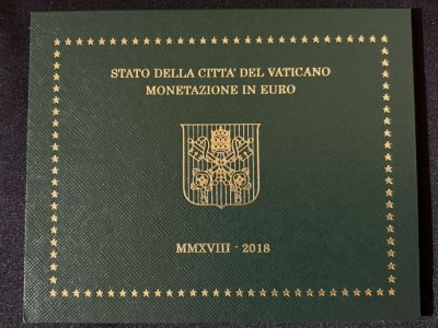 Vatican 2018 - set complet de la 1 cent la 2 euro BU foto