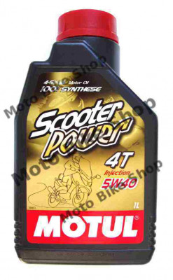 MBS Ulei Motul scooter power 4T 5W40 1L, Cod Produs: 109705 foto