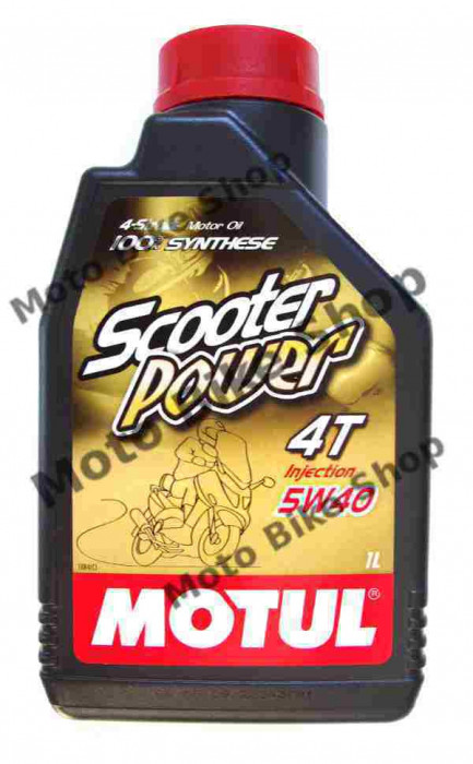 MBS Ulei Motul scooter power 4T 5W40 1L, Cod Produs: 109705