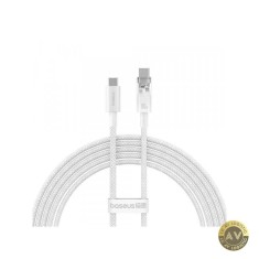 Cablu Date si Incarcare USB-C - USB-C Baseus Explorer 100W 2m Alb P10319703221-01