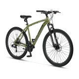 Bicicleta MTB Umit Solaris, 21 viteze, culoare kaki, roata 29 , cadru din aluminiu 20 , frana disc