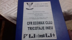 program CFR Ecomax Cluj - Tricotaje Ineu foto