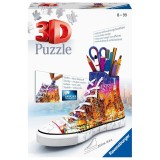 Cumpara ieftin Ravensburger - Puzzle 3D suport pixuri sneaker New York 108 piese