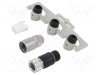 Conector M8 mamă 3 pini drept pe cablu WEIDM&Uuml;LLER 0,14-0,34mm2