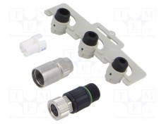 Conector M8 mamă 3 pini drept pe cablu WEIDM&amp;Uuml;LLER 0,14-0,34mm2 foto