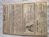 afis original reclama antebelica societati Regalitate Romania .Anii 1930 .Dimensiuni aproximativ format A4