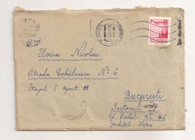 FD22 - Plic Circulat Intern, Ploiesti-Bucuresti , Include Corespondenta - 1969 foto