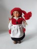 Pitic, Elf, Gnom, papusa figurina suedeza, 21cm inaltime, decor Craciun, Craciunita, vintage