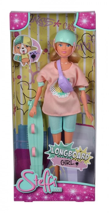 Steffi Love Papusa Steffi Cu Longboard