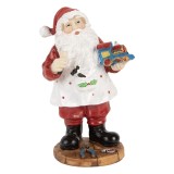 Cumpara ieftin Figurina Mos Craciun polirasina multicolora 8x6x13 cm