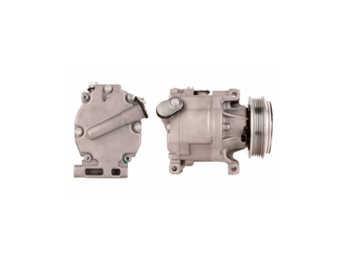 Compresor aer conditionat Chrysler Ypsilon, 2011-, motorizare 0.9 Twinair, 1.2, benzina, rola curea 100 mm, 5 caneluri, de tip Denso: SCSB06C