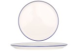 Rinart Farfurie cu pizza - Blue Edge - Por&Aring;&pound;elan - 32 cm - set de 2