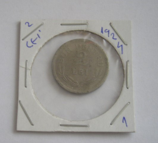 M1 C10 - Moneda foarte veche 37 - Romania - 2 lei 1924