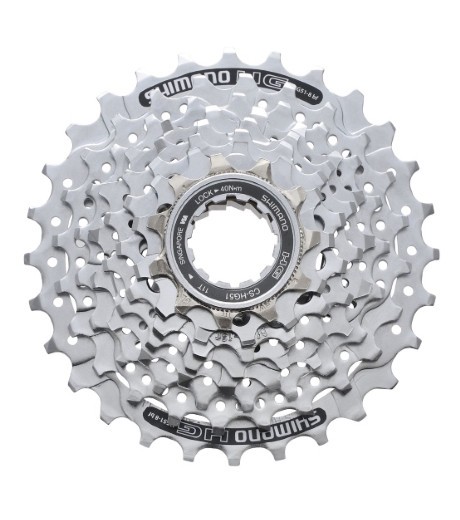 Bloc de pinioane pe caseta Shimano CS-HG51, 8 viteze, 11-13-15-17-19-21-24-28T Cod:ECSHG518128
