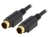 Goobay Cablu Audio-Video DIN mini 4 pini 1m Placat Aurit Negru