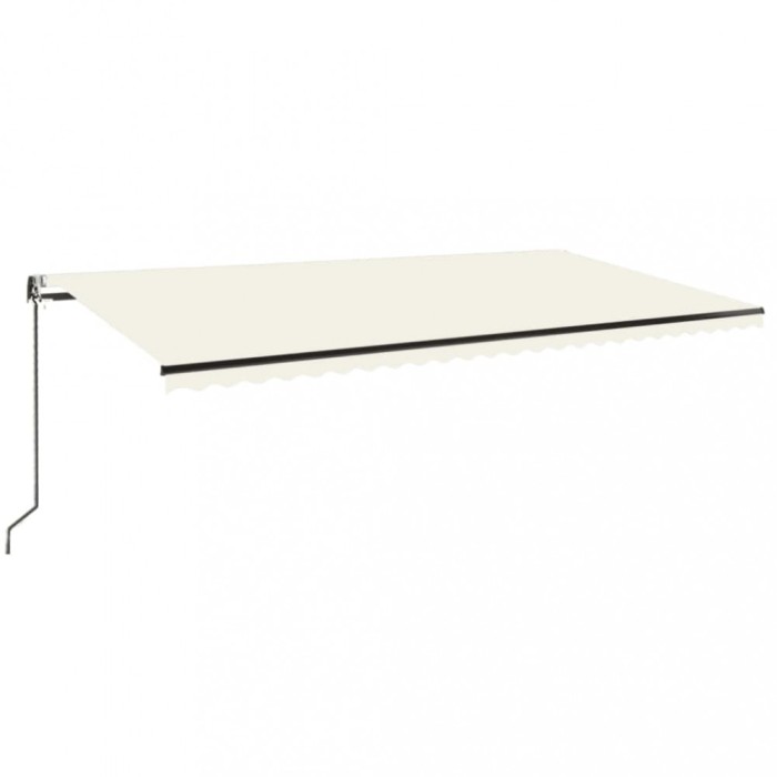 Copertina retractabila automat, crem, 600x350 cm