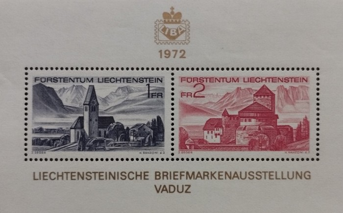 BC56, Liechtenstein 1972, colita orase, arhitectura