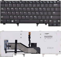 Tastatura pentru Dell Latitude E6420 E5420 E5430 E6220 E6320 E6330 E6430 E6430S neagra US cu backlight foto