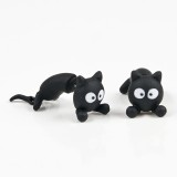 Cercei cu pisici negre