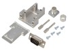Conector D-Sub 9 pini tată, negru