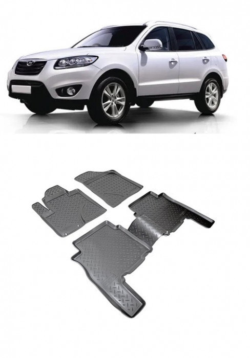 Set covorase cauciuc tip tavita Hyundai SANTA FE (CM) (2010-2012)