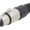 Conector XLR mamă 5 pini argintat