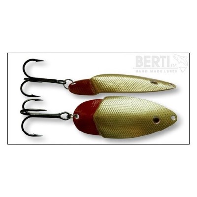LINGURA OSCILANTA BERTILURE LUCKY REDTAIL XXL GOLD AMPRENTA PATRATE 7.8 CM 13 GRAME foto