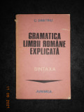 C. DUMITRIU - GRAMATICA LIMBII ROMANE. SINTAXA