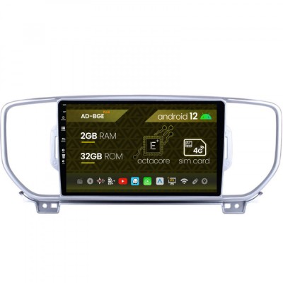 Navigatie Kia Sportage (2016-2018), Android 12, E-Octacore 2GB RAM + 32GB ROM, 9 Inch - AD-BGE9002+AD-BGRKIT150V2 foto