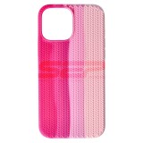 Toc silicon Woven Texture Apple iPhone 13 Pro Max Lollipop