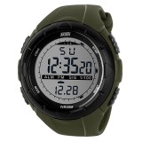 Ceas barbatesc Skmei Digital Casual Alarma Cronometru Stil Army Verde