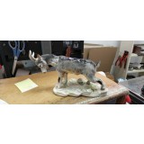 FIGURINĂ, capră, porțelan, țap țigănesc #B1210