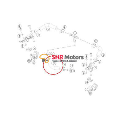 Furtun alimentare benzina TPI KTM, Husqvarna 2018-2022 foto