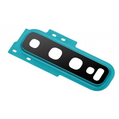 Geam Camera Spate Samsung Galaxy S10+ G975, cu Rama, Verde (Prism Green) foto