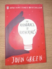 An abundance of Katherines, John Green, Engleză