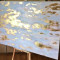 Tablou abstract auriu sufragerie Picturi de vanzare Tablouri de vanzare 120x80cm