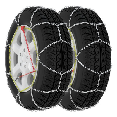 vidaXL Lanțuri antiderapante de zăpadă auto, 2 buc., 9 mm, KN70 210600 foto