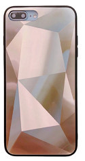 Huse telefon cu textura diamant Iphone 7 Plus ; Iphone 8 Plus , Maro foto