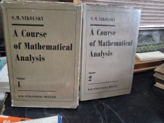 A COURSE OF MATHEMATICAL ANALYSIS - S.M. NIKOLSKY 2 VOLUME