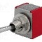 Intrerupator basculant, 3 pozitii, mod comutare ON-OFF-ON, 3P3T, C&amp;K - 7303SYZQE