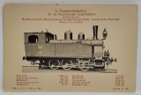 LOCOMOTIVA GERMANA DESTINATA CAILOR FERATE ROMANE ( CU DESCRIERE ) , FABRICA HANOMAG , CARTE POSTALA , INTERBELICA