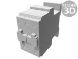 Contactor LOVATO ELECTRIC 3-polar NO 24VDC 26A pentru şină DIN BF2600D024