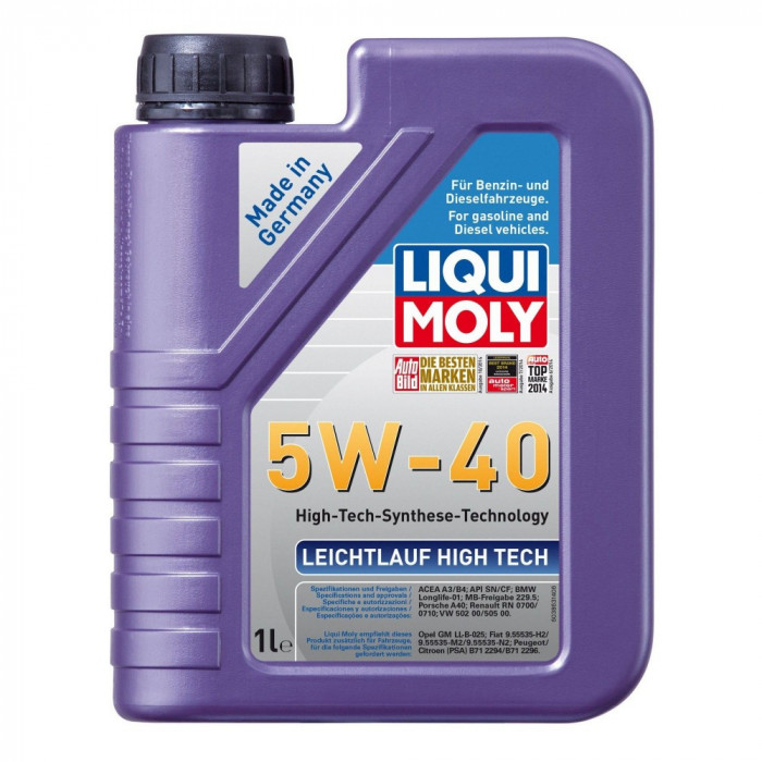 Ulei motor Liqui Moly Leichtlauf HT 5W40 1L 3863