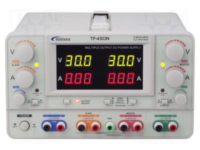 Alimentator laborator liniar multicanal 0-30VDC 0-3A TWINTEX foto
