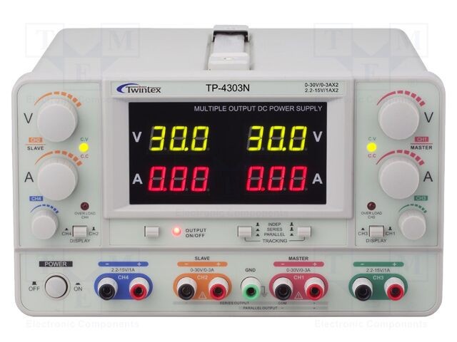 Alimentator laborator liniar multicanal 0-30VDC 0-3A TWINTEX